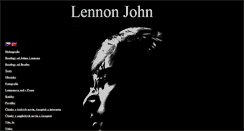 Desktop Screenshot of johnlennon.cz